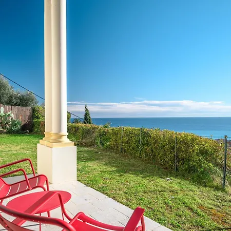 Magnifique D'époque Vue Mer, à 12 Min à Pieds * Menton