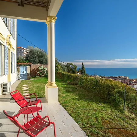 Magnifique D'époque Vue Mer, à 12 Min à Pieds * Menton