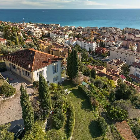 Magnifique D'epoque Vue Mer, A 12 Min A Pieds Villa Menton
