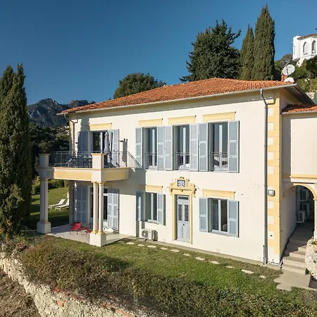 Magnifique D'epoque Vue Mer, A 12 Min A Pieds Villa Menton