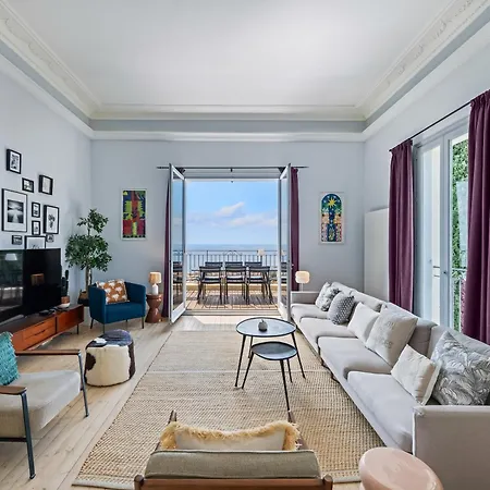Villa Magnifique D'epoque Vue Mer, A 12 Min A Pieds Menton