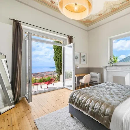 Villa Magnifique D'epoque Vue Mer, A 12 Min A Pieds